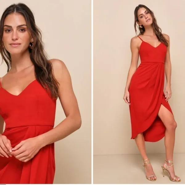 LULUS Prom Wedding Elegant Sexy Classy Formal Event Midi Dress NWOT - Image 2