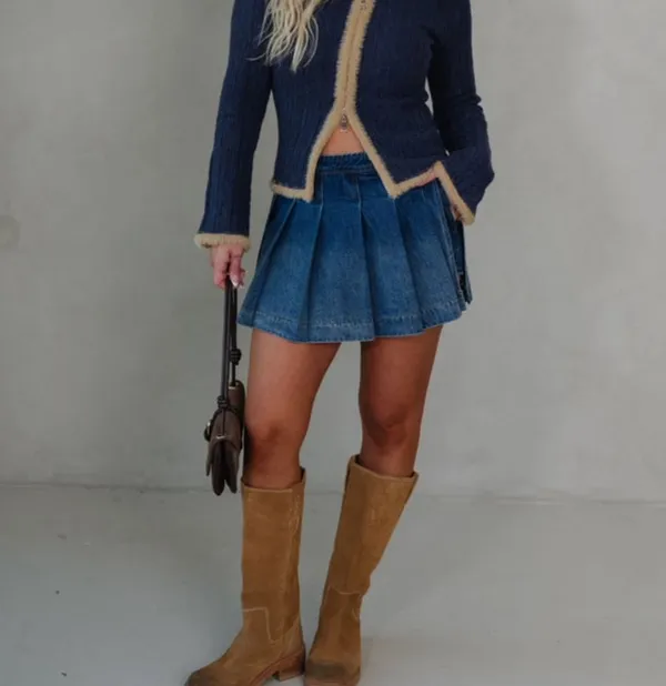 Denim Skort - Image 3