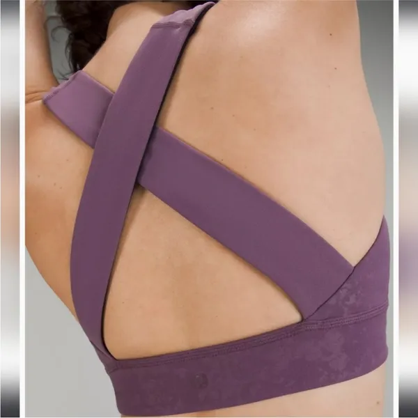 Lululemon Lab Embossed Nulu Cross-Back Yoga Bra - Image 3