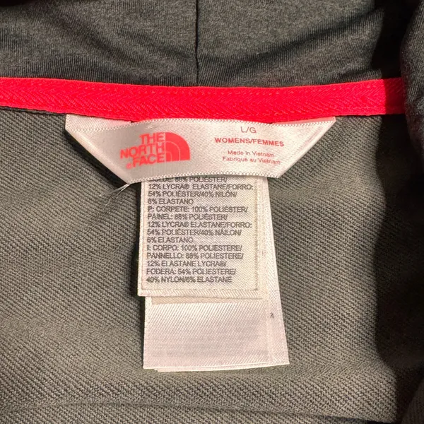 The North Face Yoga Sanctuary Hooded‎ Full Zip Jacket Large L Activewear - Image 5