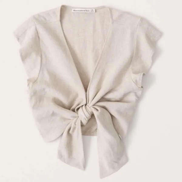 Abercrombie & Fitch Tie-Front Top - Image 4