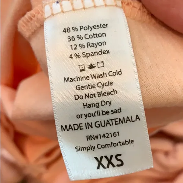 LuLaRoe EUC peach space dyed Irma - Image 4