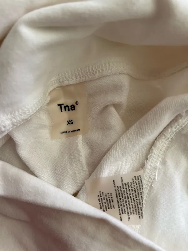 Aritzia TNA white bike shorts - Image 5