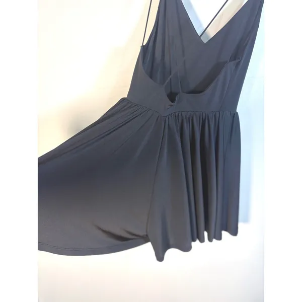 Silence + Noise Tennis‎ Dress/Romper XS Black Excellent V-Neck Adjustable Straps - Image 10