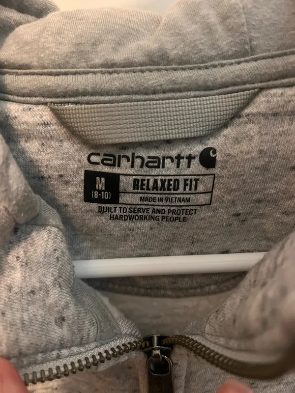 Hooded zip up carhartt jacket - Image 2