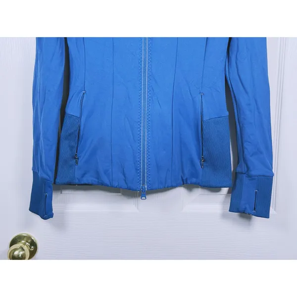 Athleta Ridge Full Zip Jacket Size Small Blue Athletic Hiking Outdoor Sporty - Image 6