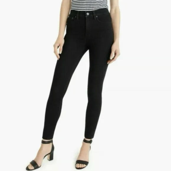 J. Crew High Rise Jegging Skinny Ankle Pants‎ Black 27 4 - Image 2