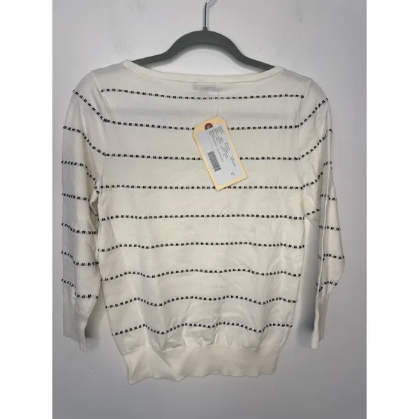 Brand New Ann Taylor Women's Size Small Winter White Pullover Sweater - Image 8