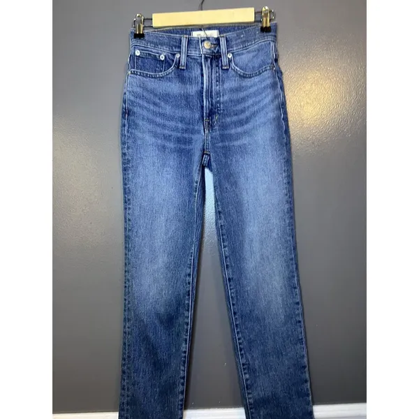 Madewell The Perfect Vintage Jeans Womens 23 Med Wash High Rise Straight Denim - Image 2