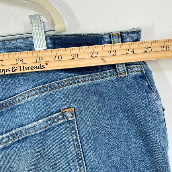 Abercrombie Fitch Jeans Womens 24R 37 Curve‎ Love 90s Relaxed High Rise Blue - Image 8