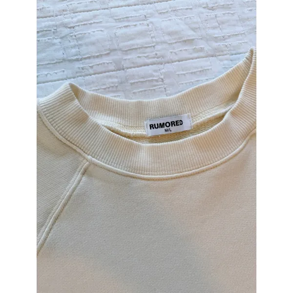 Rumored Balance Crewneck Sweatshirt Yellow M/L - Image 3