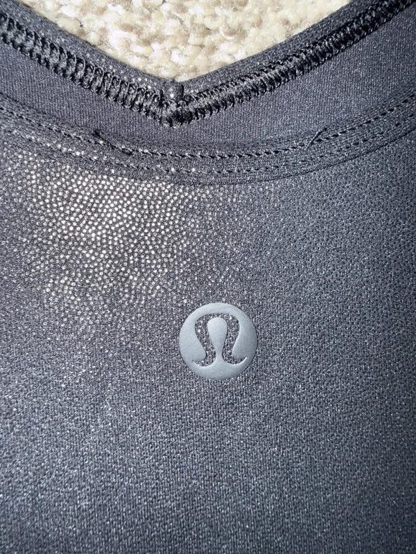 Lululemon Align Long Sleeve Shine Radiate Foil Crop Top - Image 4