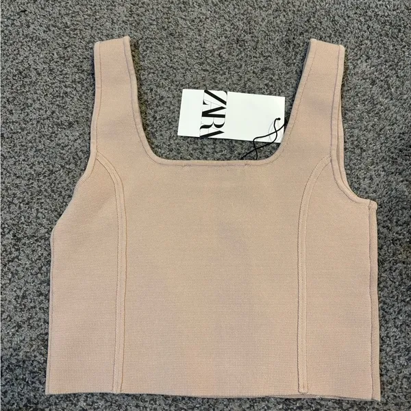 Zara Knit Corset Top - Image 3