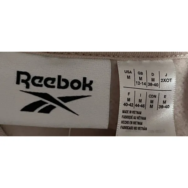 Reebok SR Fashion Cozy‎ Women's Stucco/Cream Hoodie Size M - Image 4