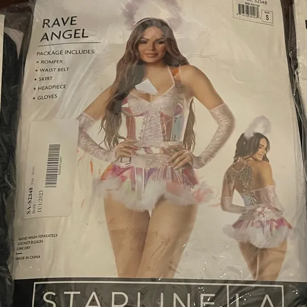 NEW Starline Rave Angel Costume Size Small - Image 7