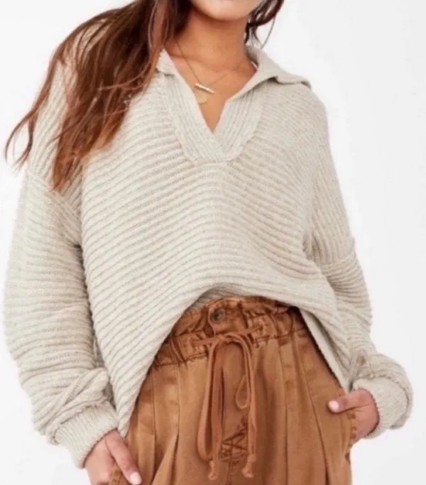 Free people ribbed sweater  - Image 3