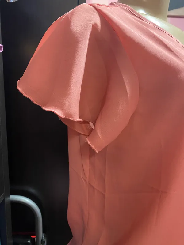 Blouse Dress Pink Size M - Image 8