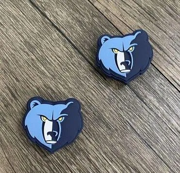 Memphis Grizzlies Basketball Team Charm For Crocs Shoe Charms - 2 Pieces - Image 2