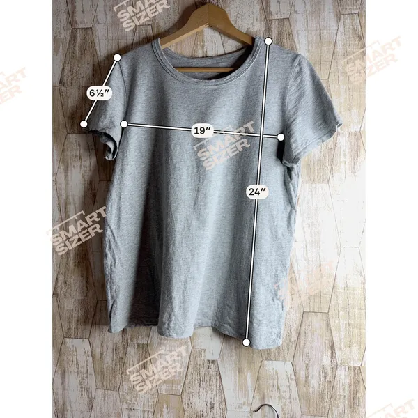 Aerie‎ Real Gray Short Sleeve Crew Neck Cotton T-Shirt Size Medium - Image 4