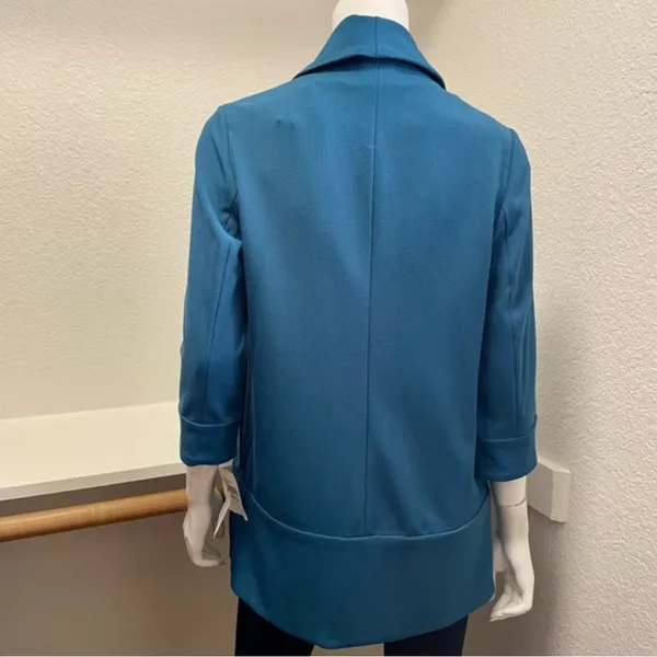 Anthracite By Muse Nordstrom Open Blazer Teal Large Blue - Image 2