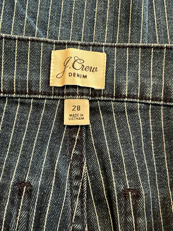 J Crew slim wide leg sailor jeans in stripes - Image 8