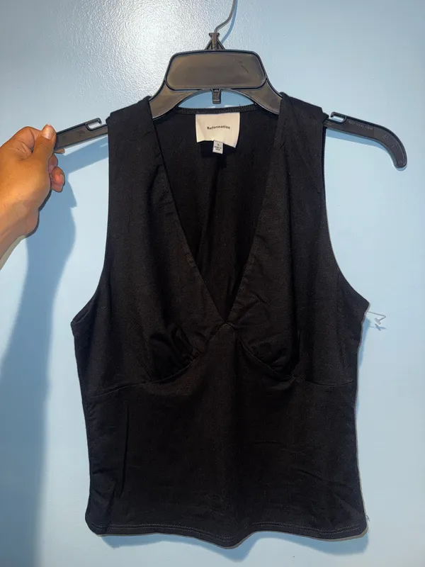 Reformation Bowie Knot Top - Image 2