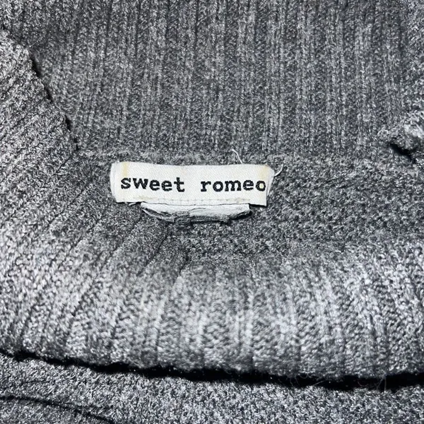 ✨SWEET ROMEO Ribbed Mock Neck Pullover Sweater✨ - Image 9