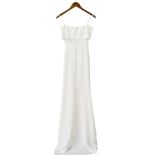 Lulus Exceptional Romance White Off-the-Shoulder Mermaid Maxi Dress size XS NWT - Image 3