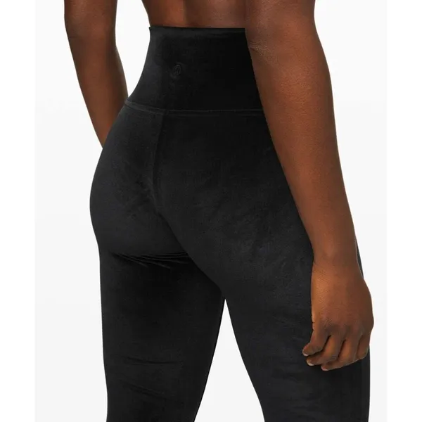 Lululemon Wunder Lounge High-Rise Tight 28" Crushed Velvet Size 4 - Image 4