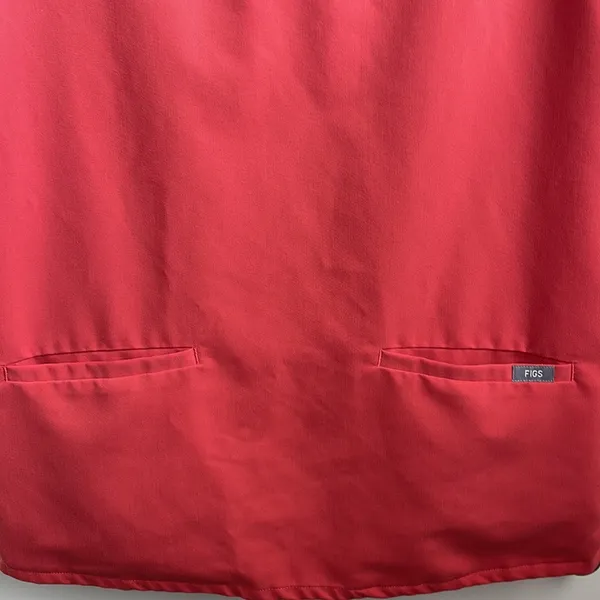 Figs Women’s Coral Casma Three-Pocket V Neck Scrub Top - Size Small - Image 3