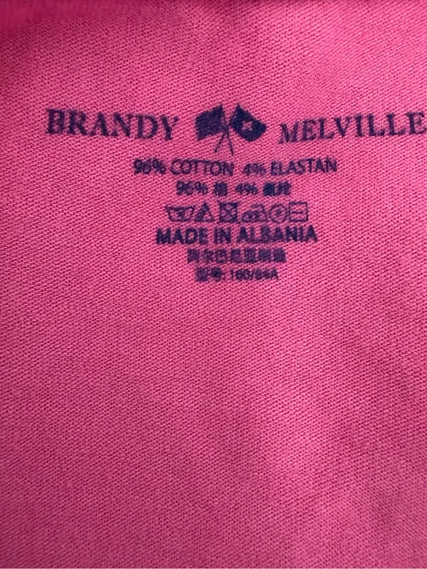 Brandy Melville Amara Tank Pink V-Neck Cami Top - Image 8