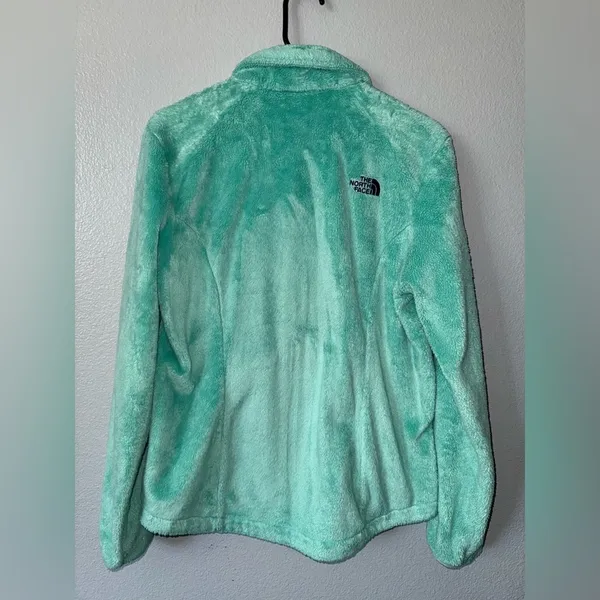 The North Face Osito Fleece Jacket Mint Green Full Zip Women’s M Cozy - Image 4