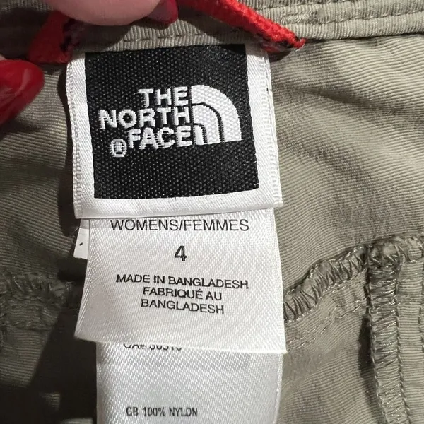 The North Face Size 4 Horizen Capri Pant Dune Beige Nylon‎ Straight Leg Women's - Image 4