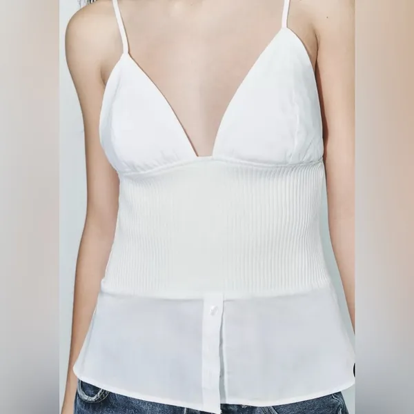 Zara‎ poplin top - Image 3