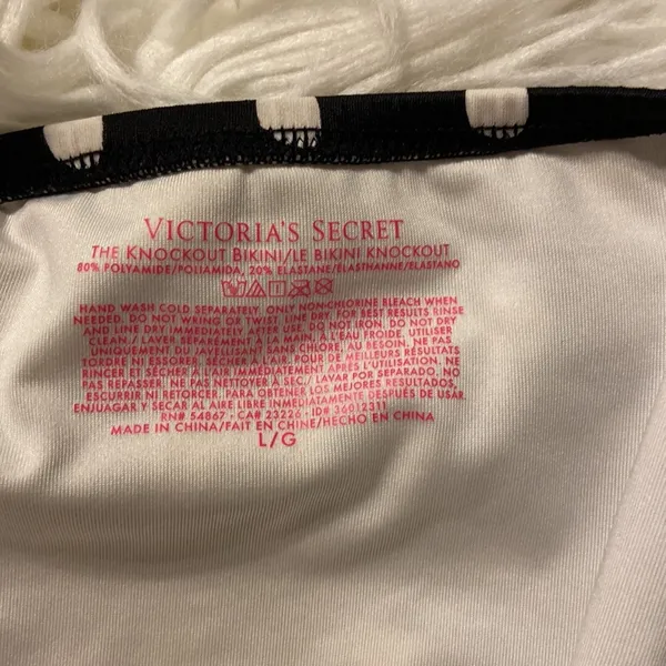 Victoria Secret Top and Bottoms Swim bottoms is size L and top is push up 34DD - Image 10