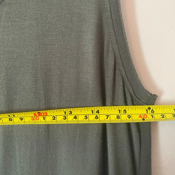 Joah Brown Gray Sleeveless Tank Top Loungewear Basic Women's size Medium / Large - Image 6