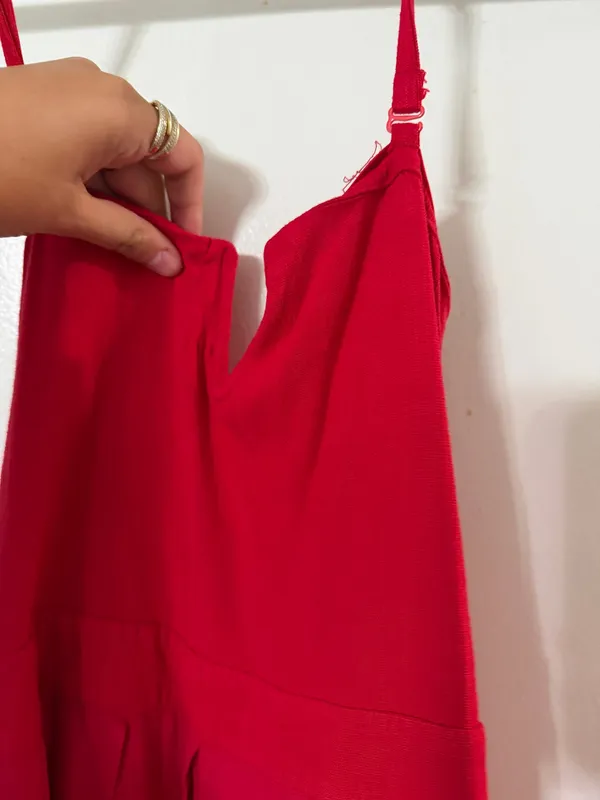 Free People Red Romper - Image 3