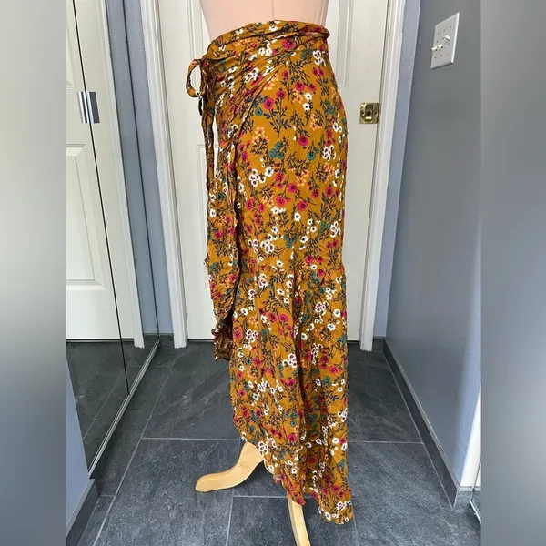 Hayden‎ Floral Cottagecore MIDI Wrap Skirt - Image 5