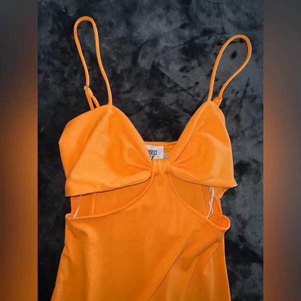 Princess Polly Marissa Mini Dress in Orange Size 4 - Image 10