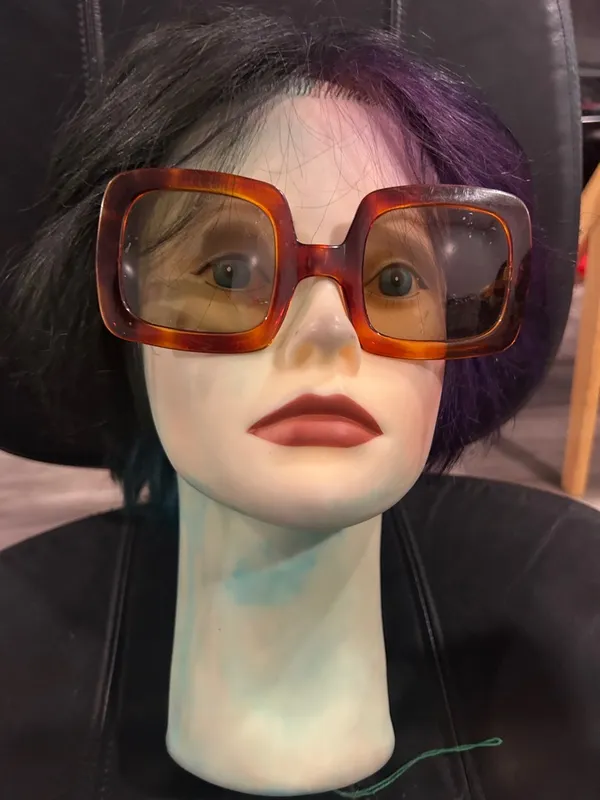 Oversized Square Tortoiseshell Sunglasses - Image 2