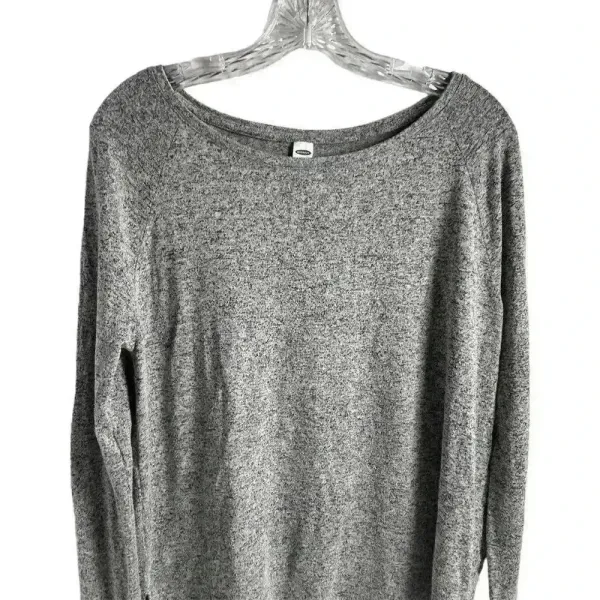 Old Navy Women's Gray Long Sleeve Crew Neck Top Size S‎ Casual - Image 2