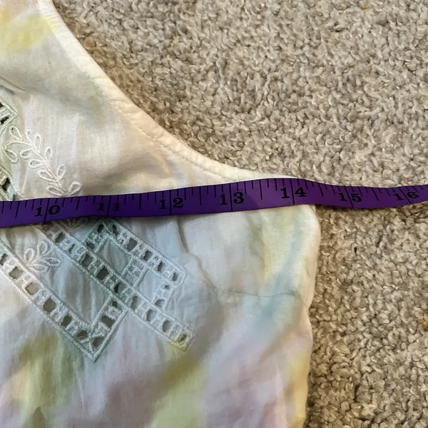 URBAN‎ OUTFITTERS head in the clouds Tie Dye Tiered Halter Mini Dress XS - Image 6