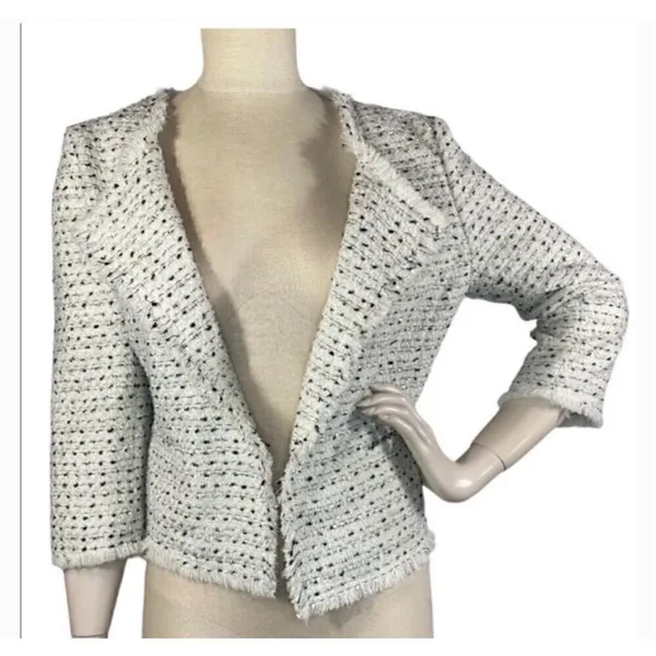 Adrienne Vittadini Tweed Blazer S - Image 2