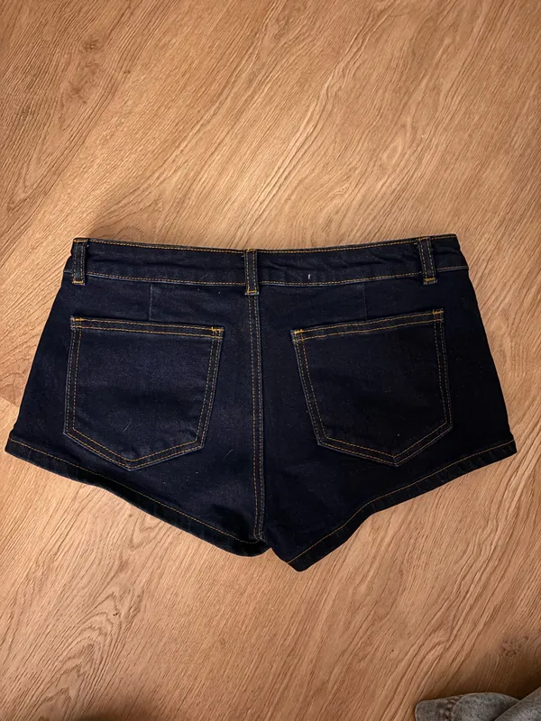 Edikted NWT Denim Mini Shorts - Image 2