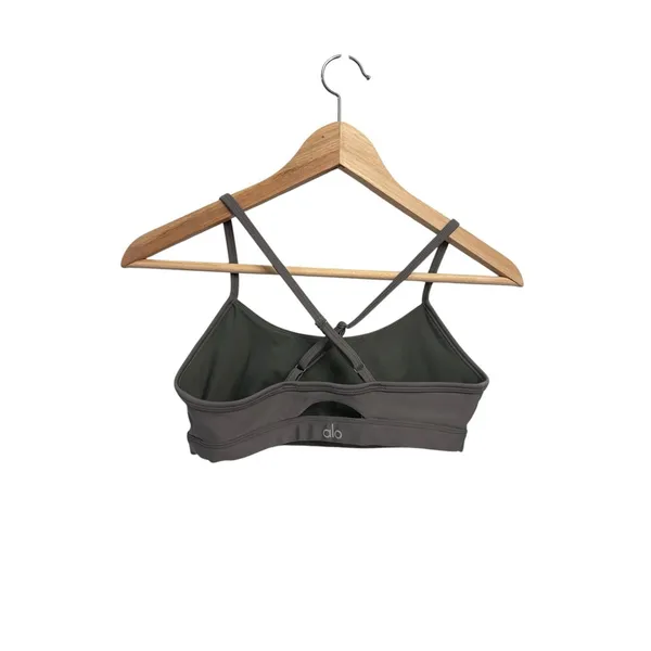 Alo Yoga Airlift Intrigue Bra Small Steel Grey Excellent - Image 2