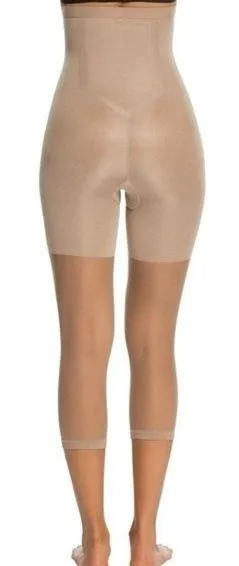 NEW SPANX Super High Footless Shaper In-Power Line Size C Nude Tummy Control - Image 2
