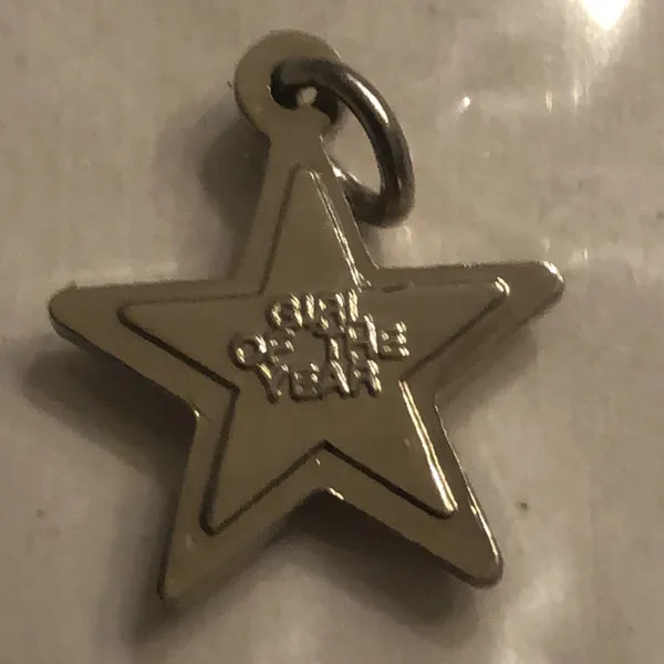 Beta Sigma Phi Girl of the Year Vintage Silver Star Charm - Image 7