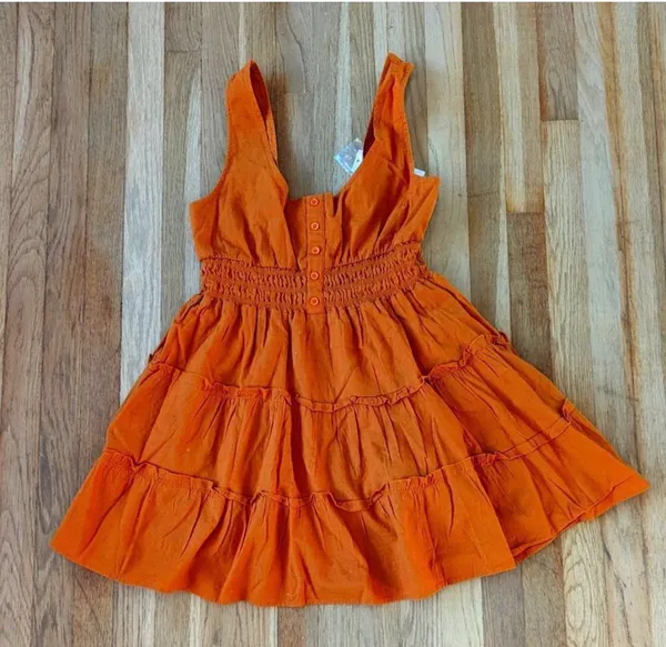 Urban Outfitters NWT Hailey Tiered Mini Dress - L - Image 5