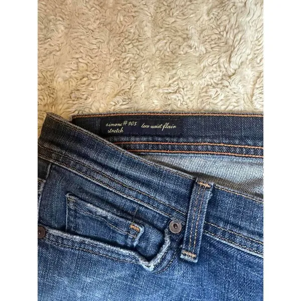 Citizens of Humanity Y2K Simone #105 medium wash low waist flare jeans Size 32 - Image 5