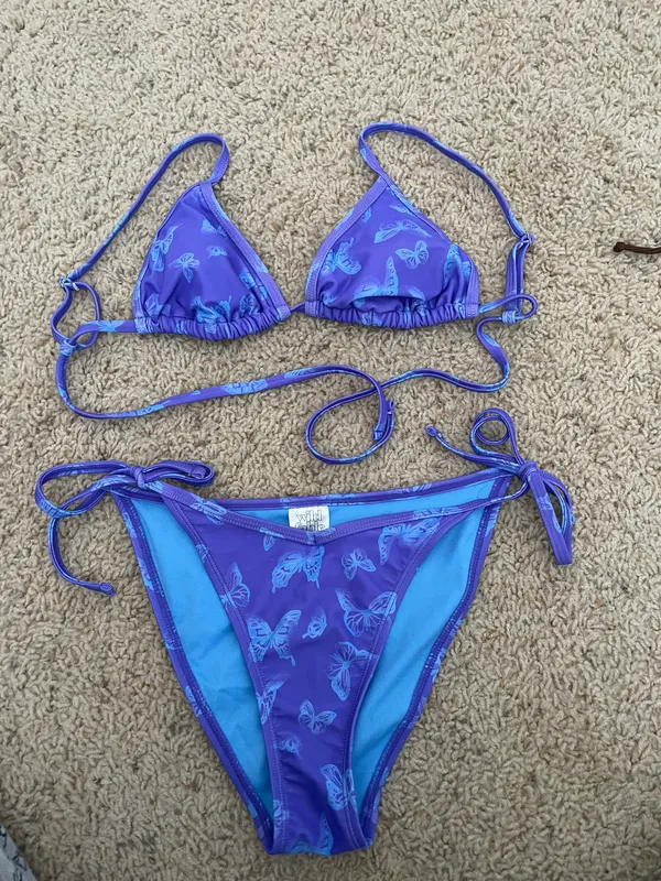 Wild Fable Butterfly Print Bikini Set - Image 3